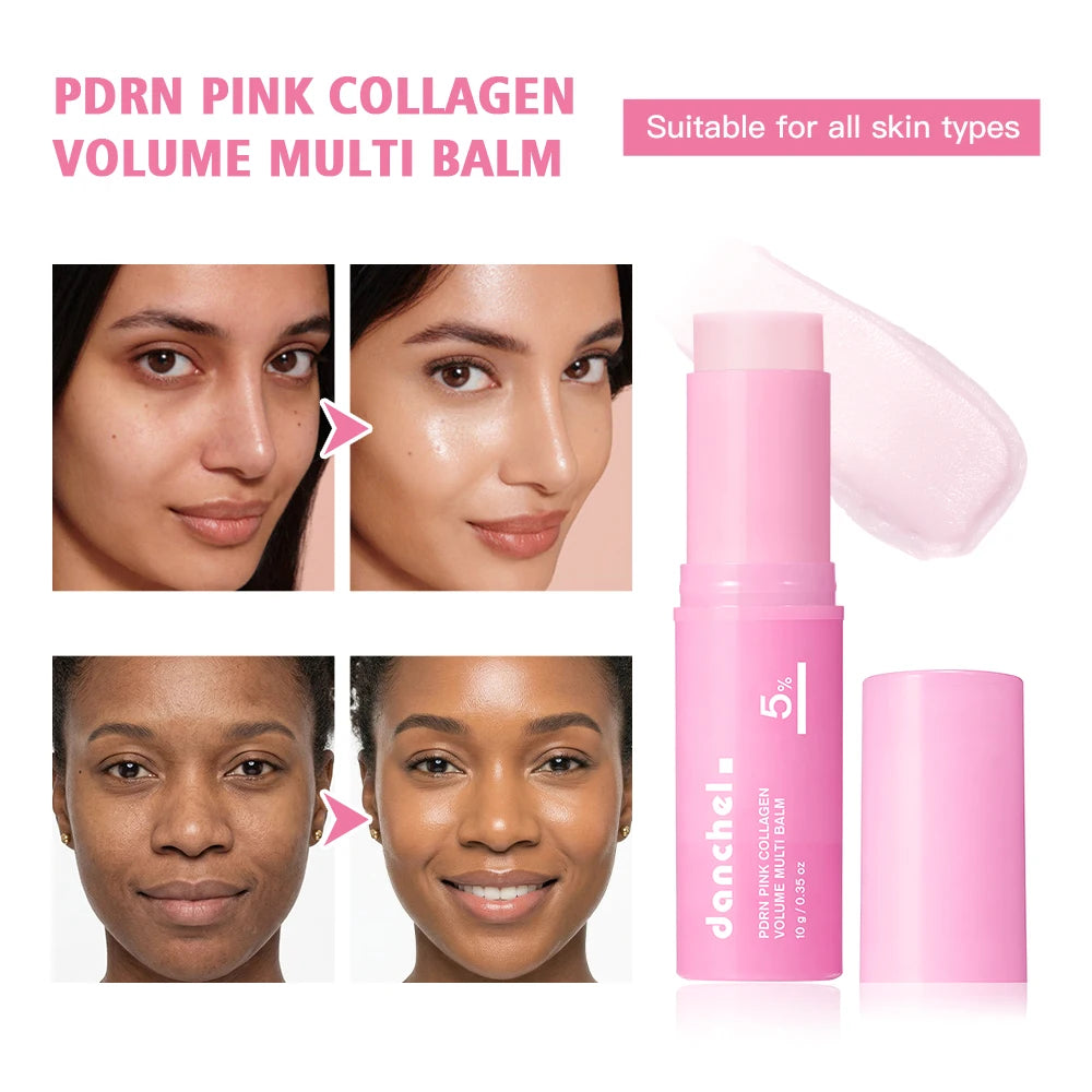 PDRN Pink Collagen Volume Multi-Balm Stick for Radiant Skin