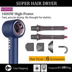 Professional Ionic Hair Dryer 1600W Fast Drying Styling Tool