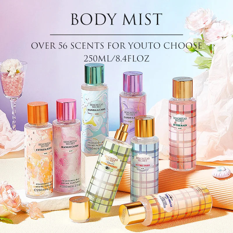 Senoritas Secret Fragrance Body Spray Long Lasting Scent Deodorant 250ml