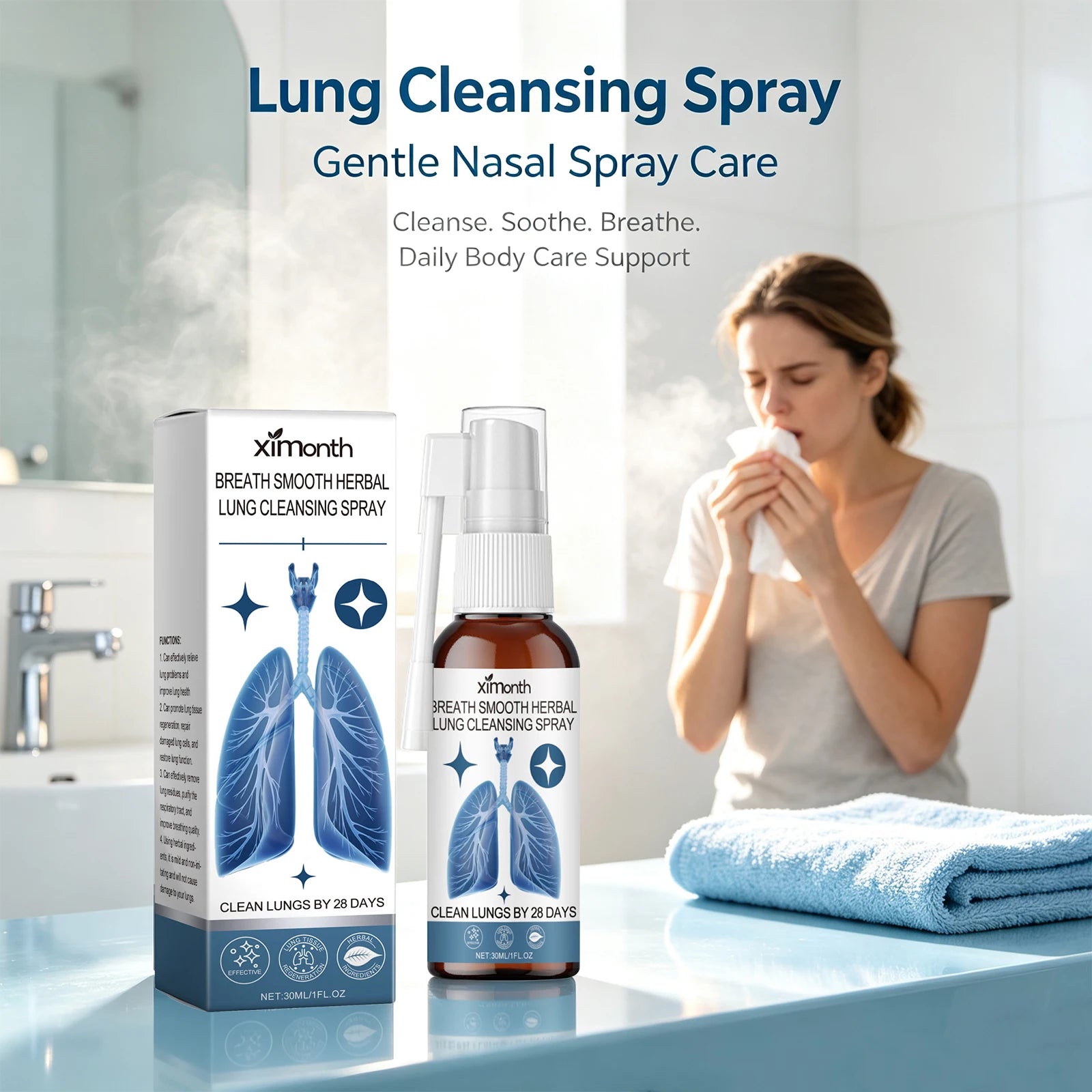 Herbal Throat and Nasal Cleansing Spray - 1