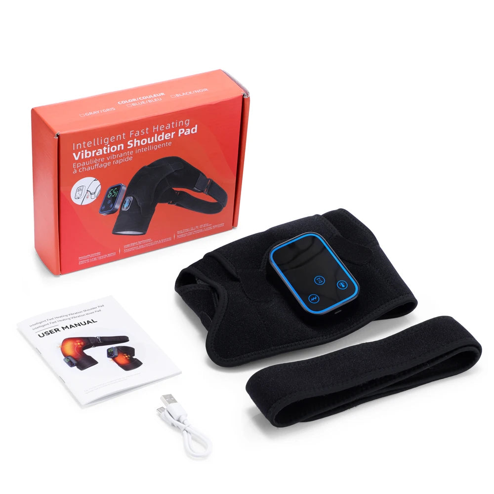 Wireless App-Controlled Heated Shoulder Massager for Muscle Relief