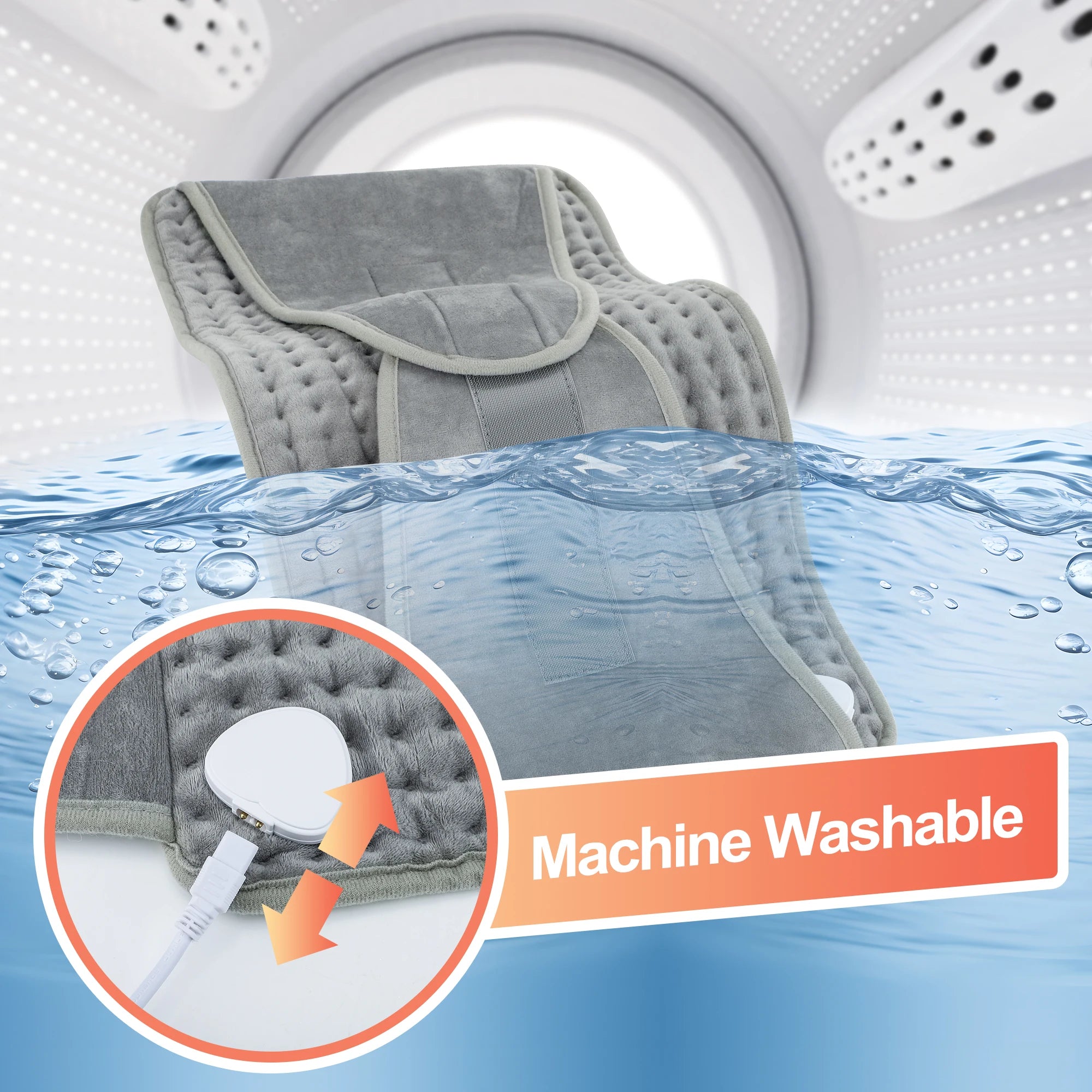Electric Heating Pad for Body Pain Relief and Winter Warmth - 12