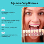 Adjustable Snap-On Dentures for Instant Smile Repair