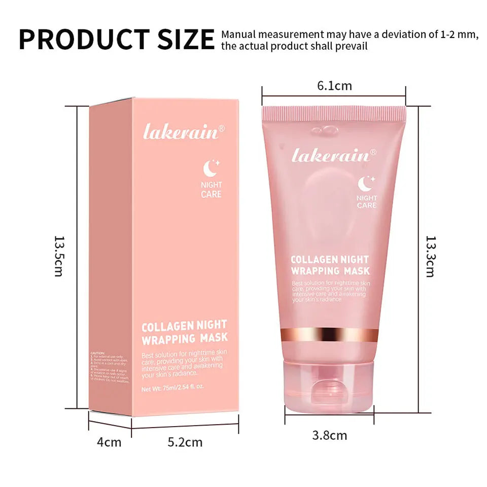 Collagen and Turmeric Overnight Wrapping Peel Off Face Mask Duo - 17