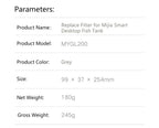 Original Replacement Filter for Mijia Smart Desktop Fish Tank