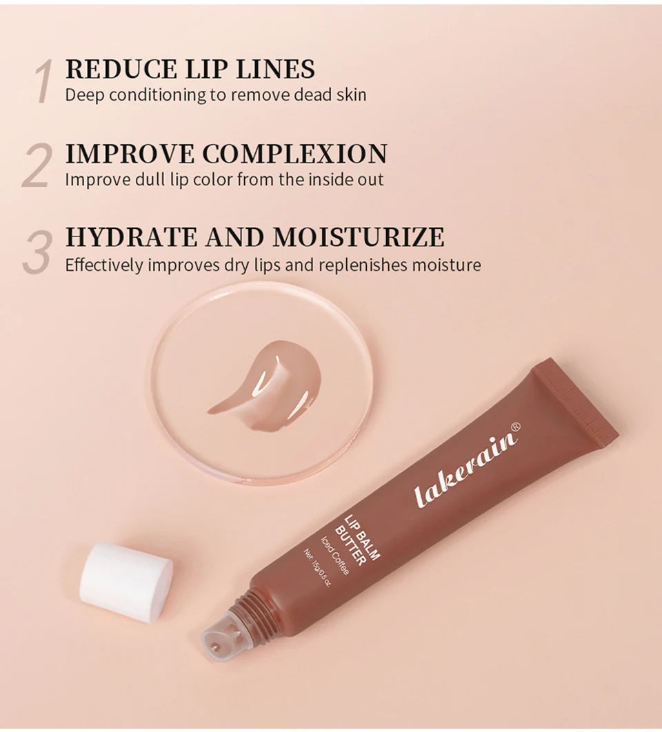 Hydrating Moisturizing Lip Balm Butter for Soft Glossy Lips - 11