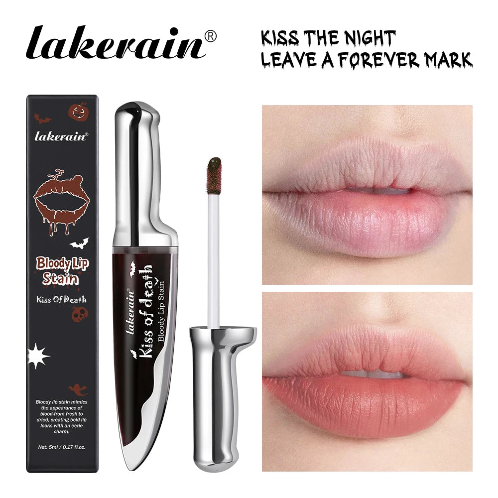 Bloody Matte Lip Stain for Halloween and Theatrical Makeup
