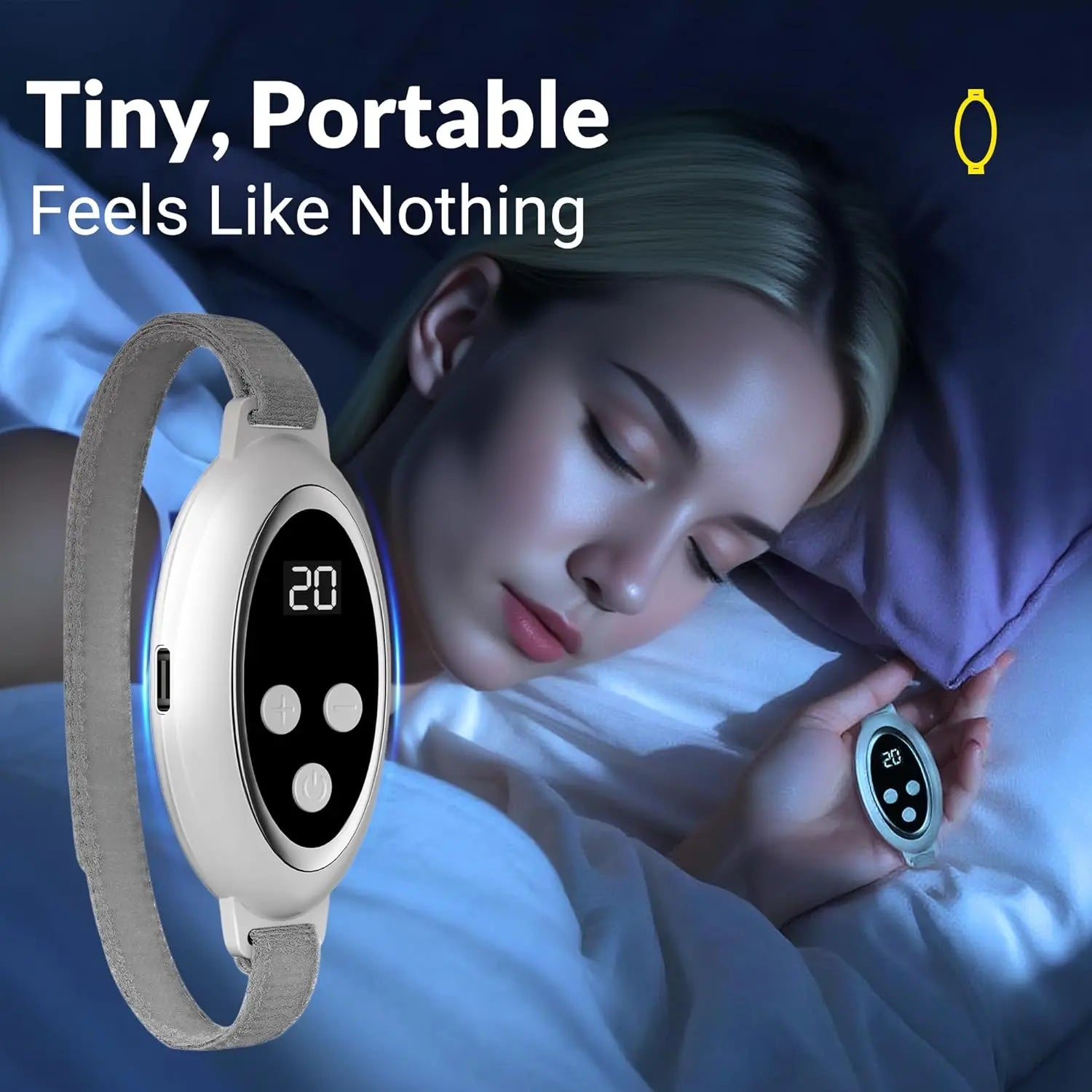 Portable Microcurrent Sleep Aid Device for Anxiety and Insomnia - 2