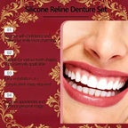 Comfortable Silicone Denture Set with Care and Storage Kit