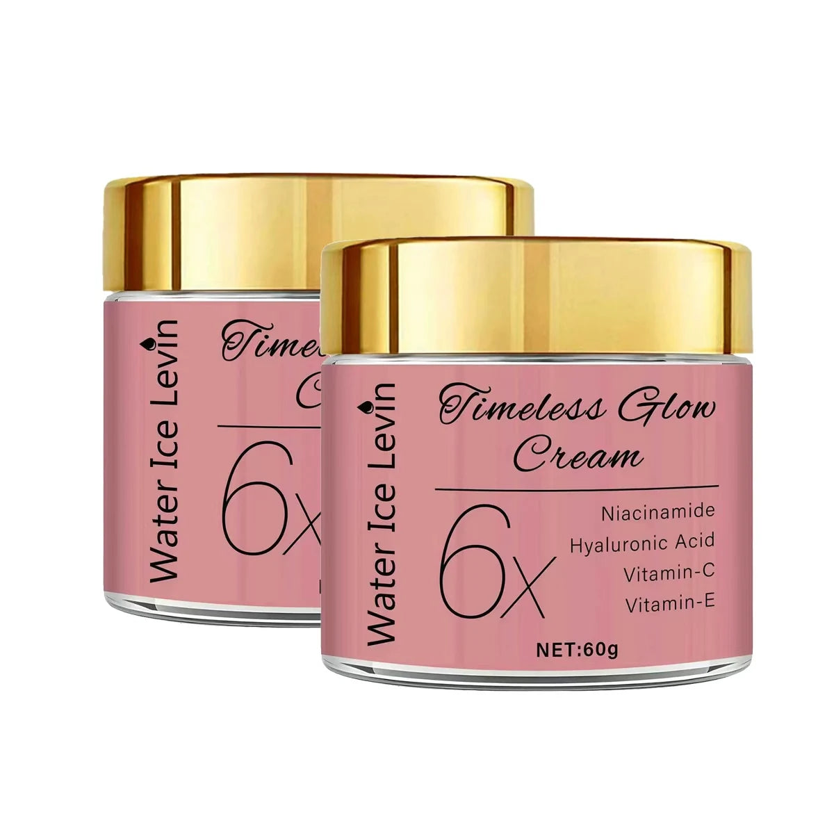 Water Ice Levin Timeless Glow Face Cream Brightening Moisturizer 60g