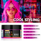 Temporary Hair Color Styling Wax for Hair and Beard 40g