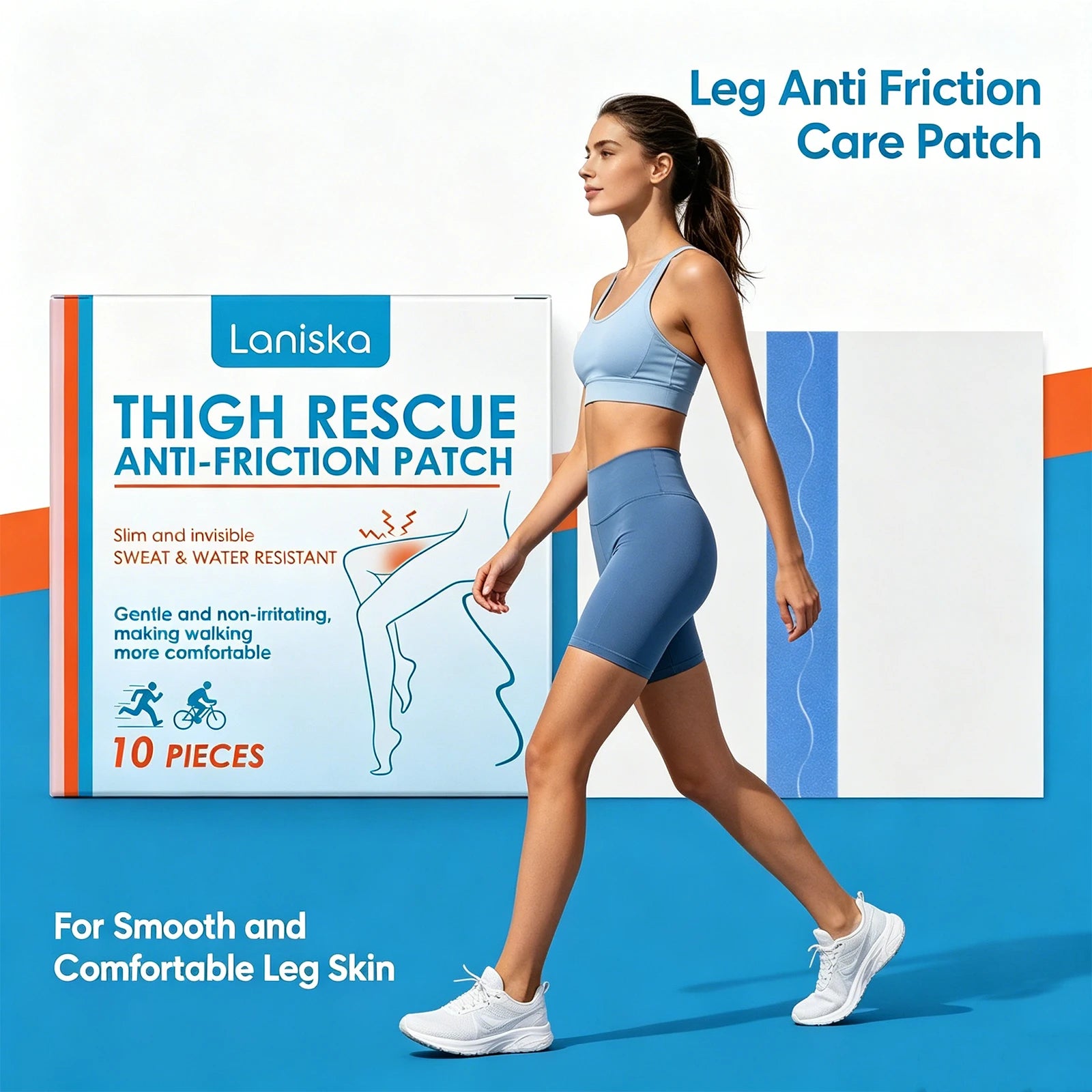 Invisible Anti-Chafing Thigh Patches for Runners and Walking - 6