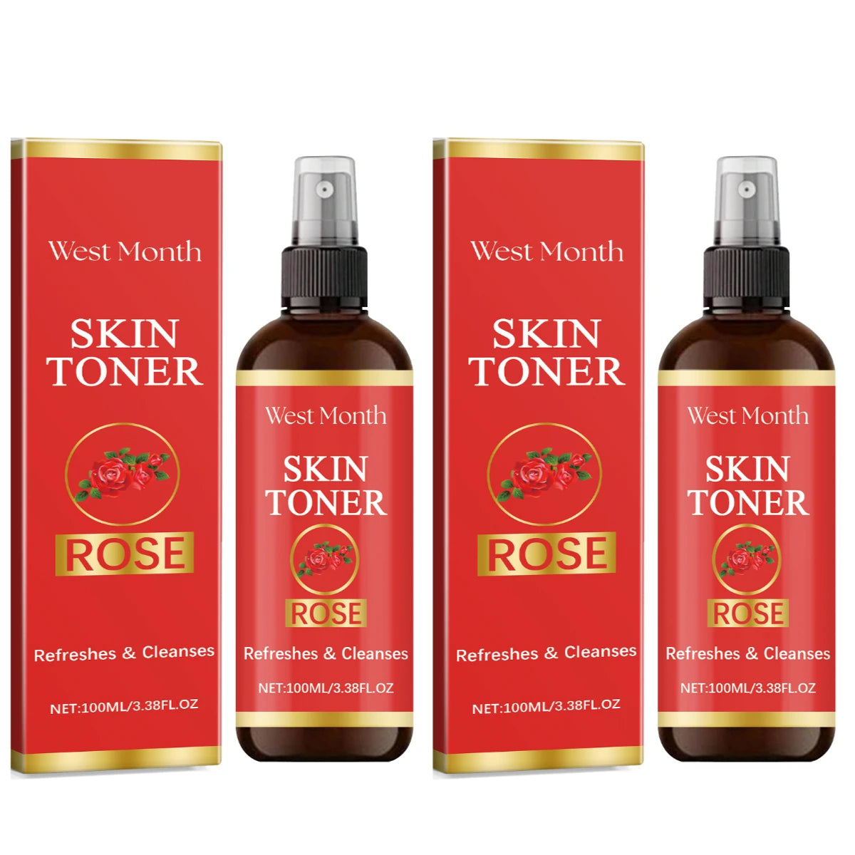 West Month Rose and Vitamin C Facial Toner Spray Hydrating Mist - 17