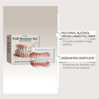 Temporary Silicone Denture Set for Smile Restoration