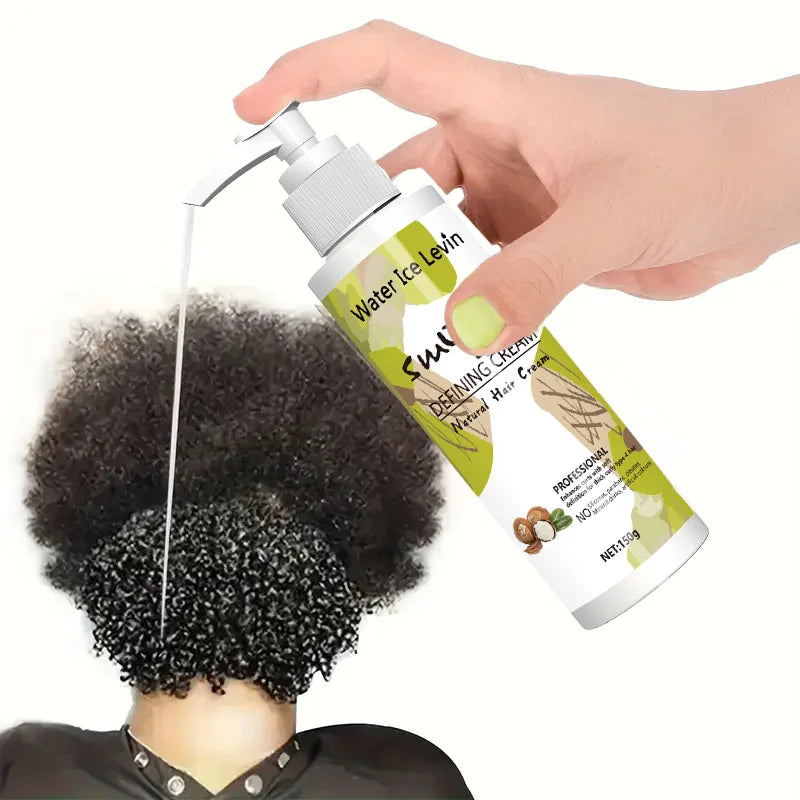 Water Ice Levin Curling Cream Anti Frizz Hair Defining Styling Lotion