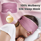 Silk Sleep Mask for Total Blackout and Comfort