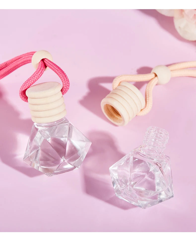 Car Air Freshener Hanging Perfume Diffuser Natural Flower Fragrance