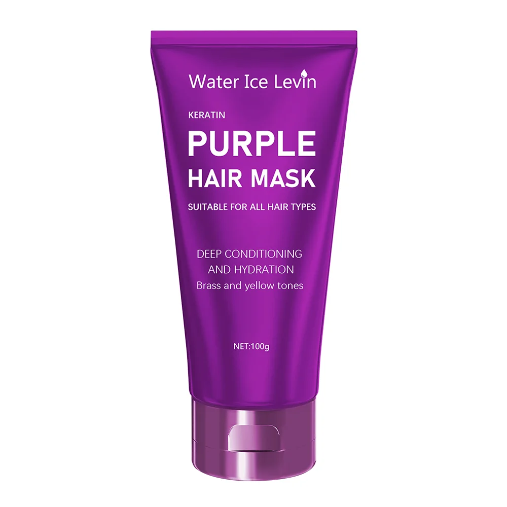 Purple Hair Mask for Blonde Hair Toner and Deep Conditioning Treatment
