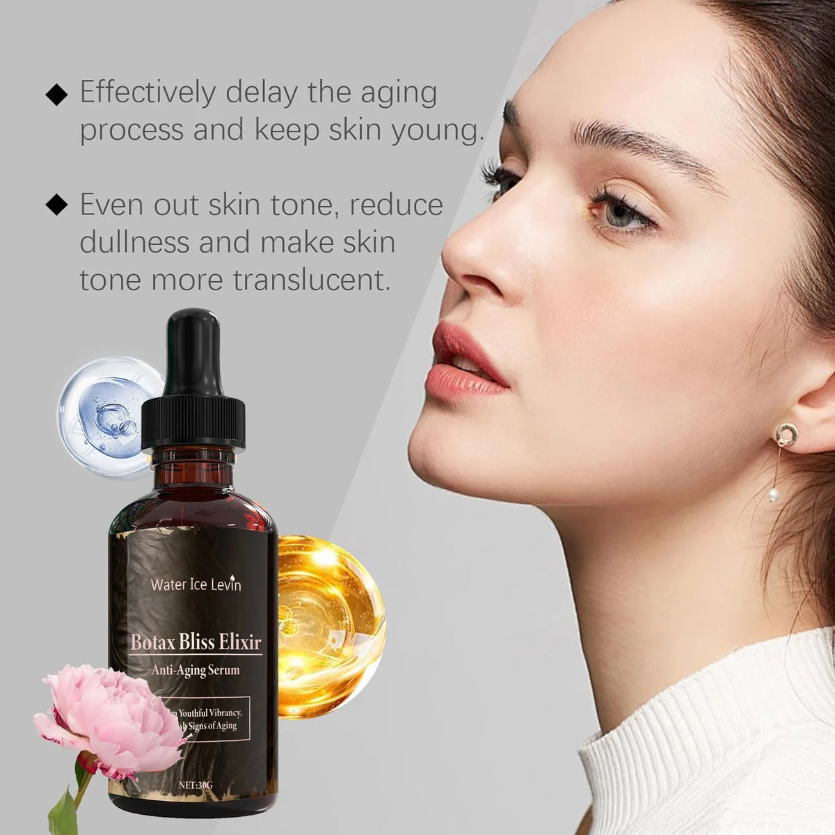 Water Ice Levin Botax Bliss Elixir Anti Aging Retinol Face Serum
