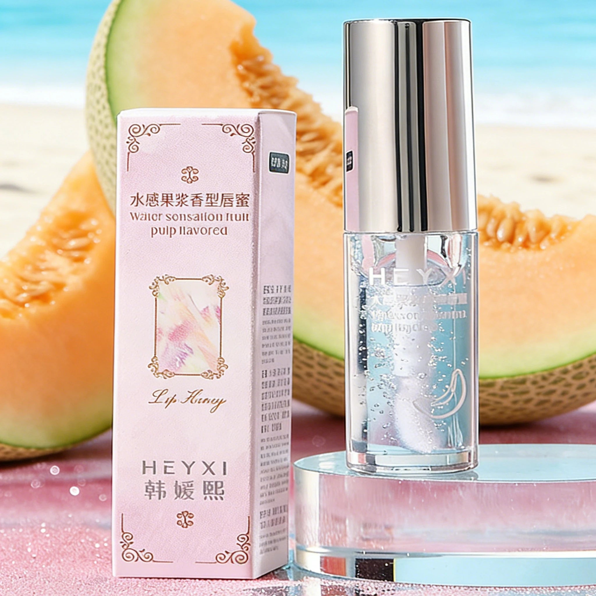 Fruit Pulp Moisturizing Lip Gloss Hydrating Tinted Lip Oil - 5