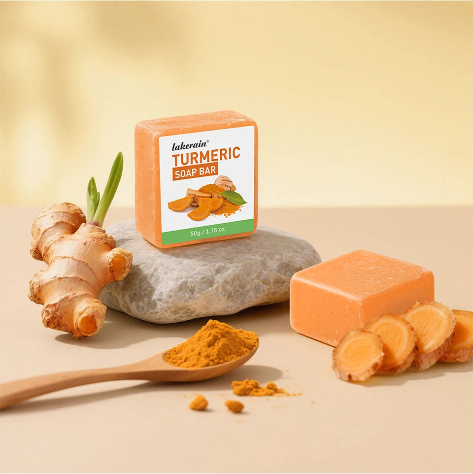 Turmeric Kojic Acid Brightening Soap Bar for Face and Body - 16