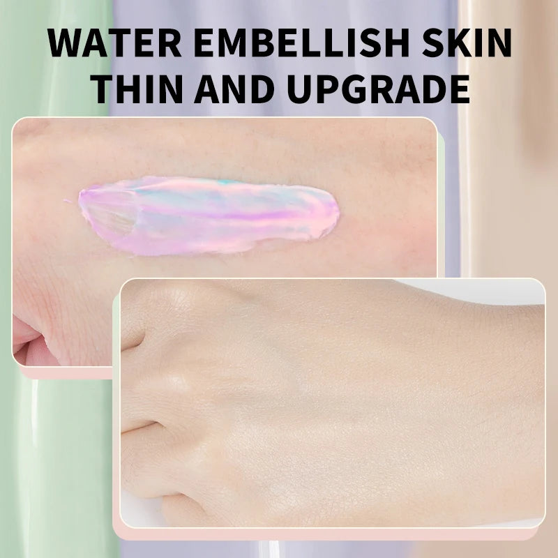 OCHEAL Tri Color Makeup Primer Moisturizing Face Isolation Cream