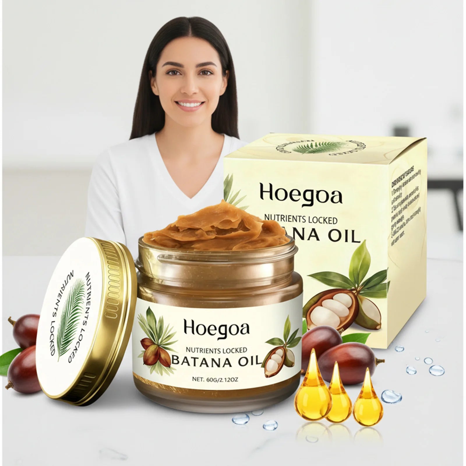 Raw Batana Oil Hair Mask Scalp Treatment 60g - 1