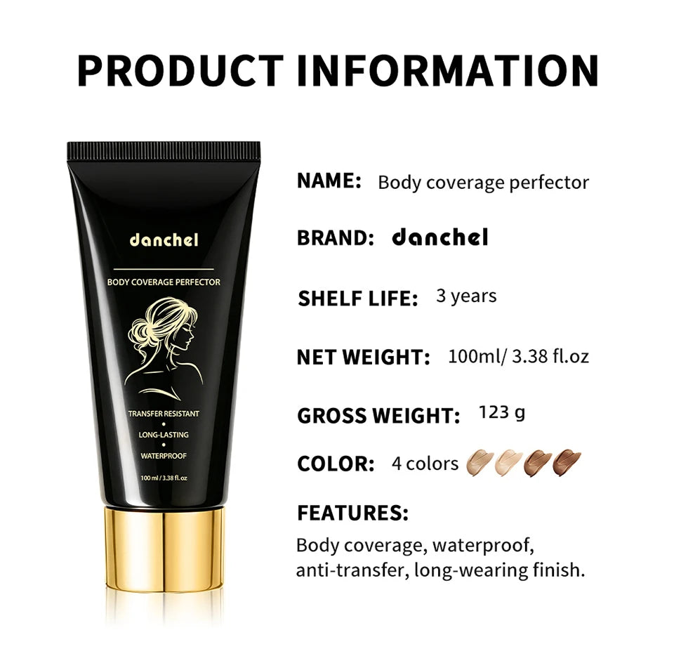 Waterproof Full Body Concealer for Tattoos and Scars