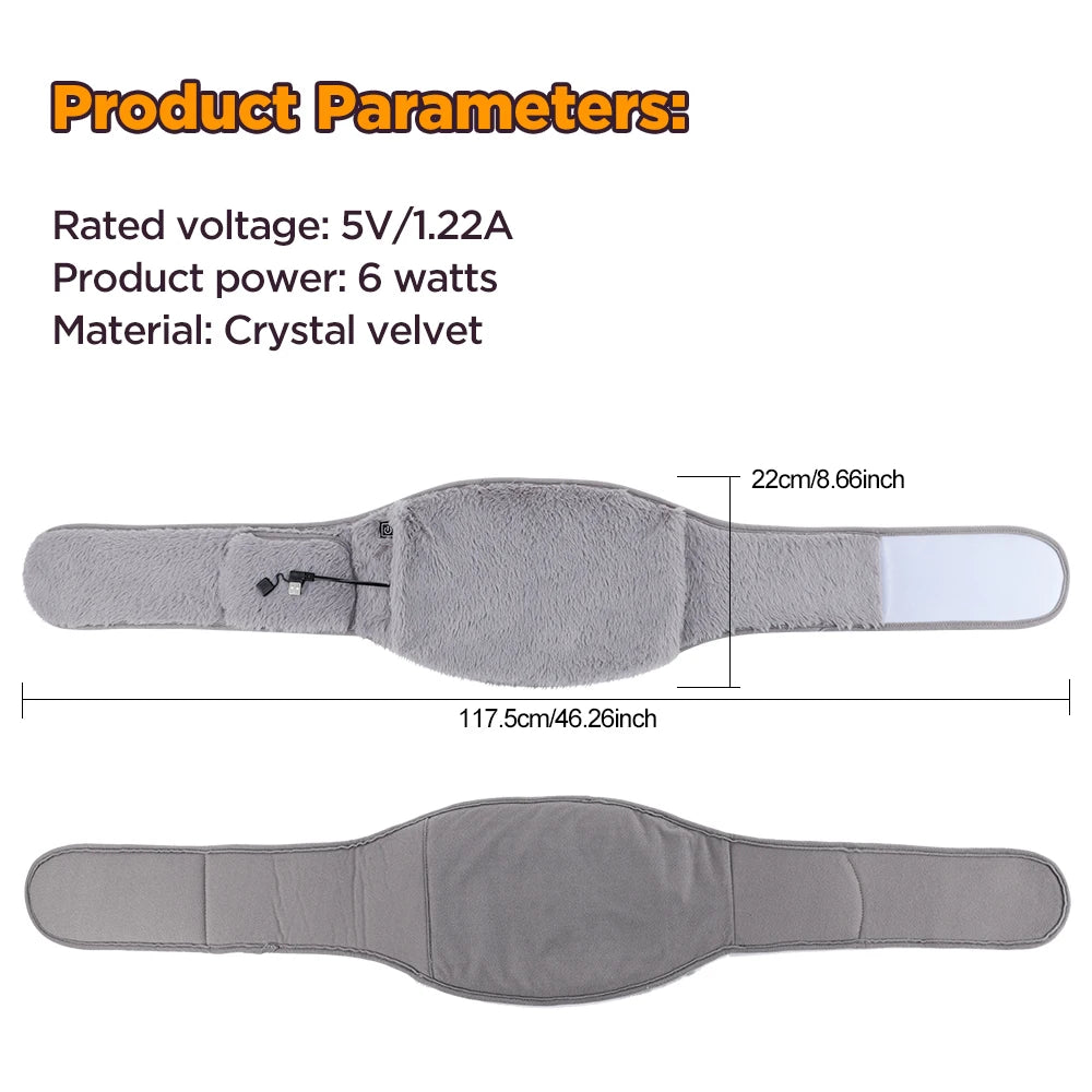 Electric Heated Waist Warmer for Pain Relief - 17