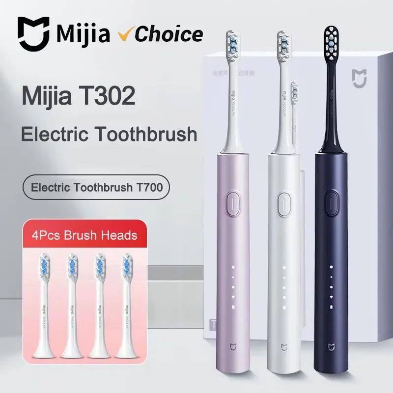 Mijia T302 Sonic Electric Toothbrush Rechargeable Waterproof Power Brush