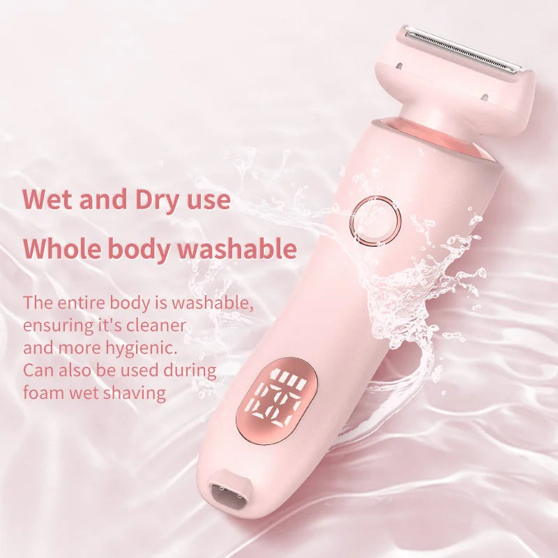 Electric Women's Body Hair Shaver and Bikini Trimmer