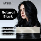 Organic Ginger Hair Blackening Shampoo 500ml Permanent Color Dye