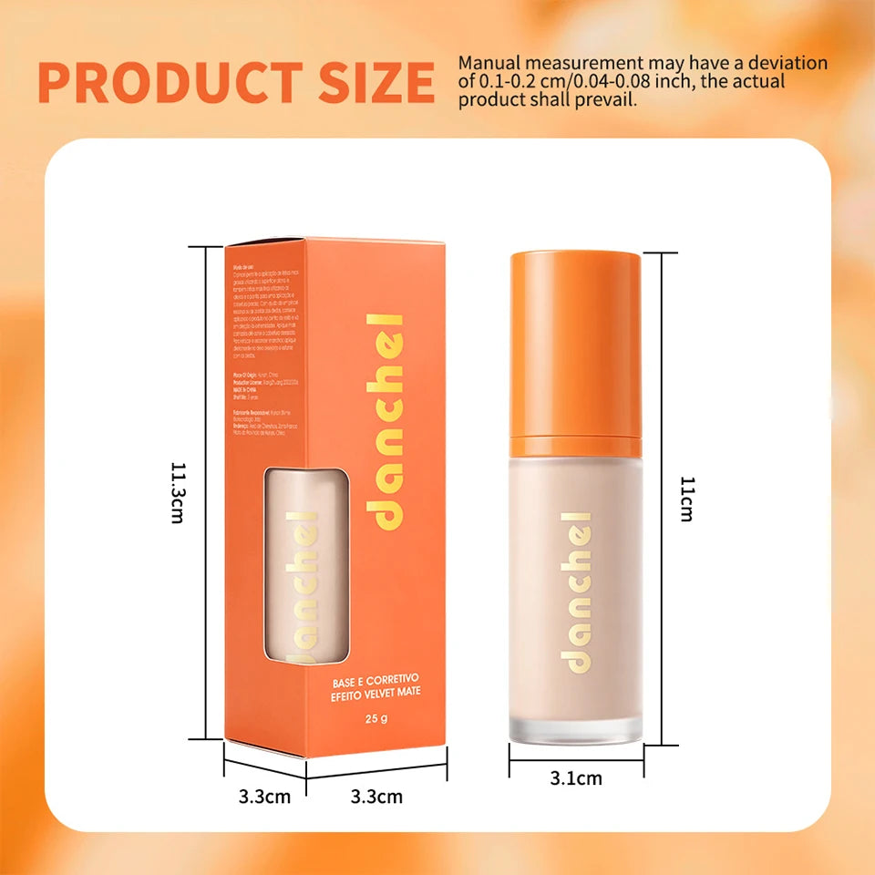 2-in-1 Velvet Matte Liquid Foundation and Concealer - 14