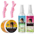 Goiple Braid Care Kit Leave-in Shampoo Scalp Oil and Styling Braid Gel