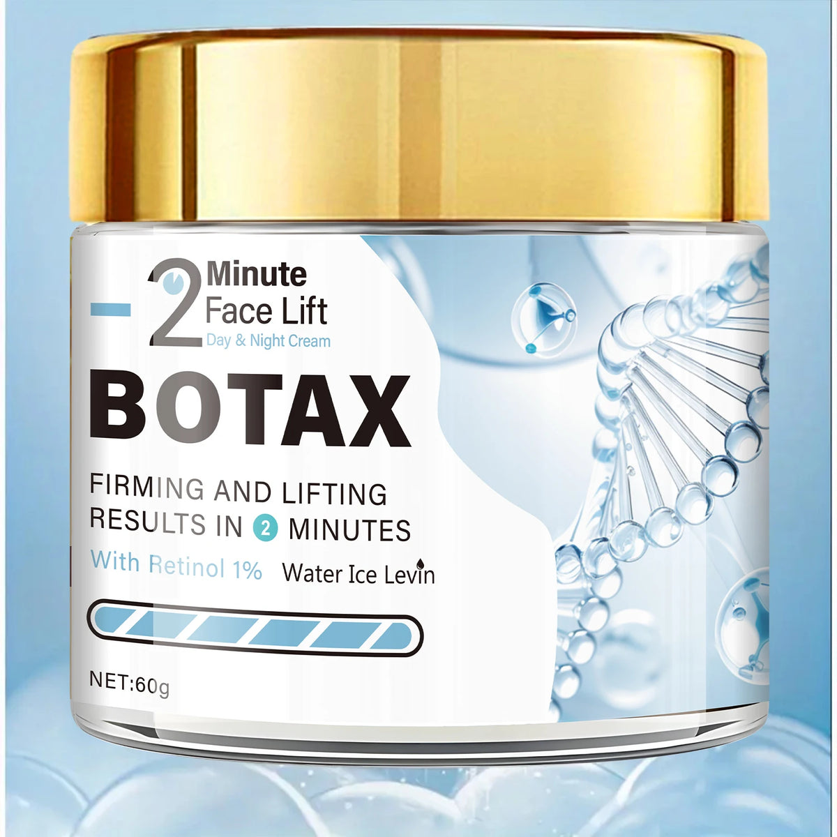 2 Minute Botax Face Lift Cream Hydrating Retinol Anti Aging Moisturizer