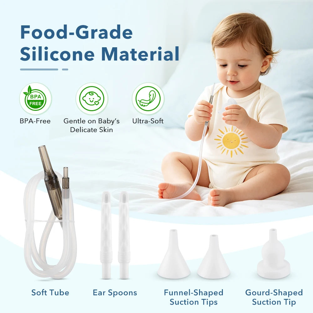 Electric Baby Nasal Aspirator and Ear Wax Removal Kit