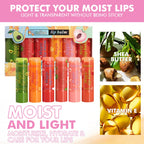 Peinifen Fruit Magic Lip Balm Set Color Changing Moisturizing Lipstick