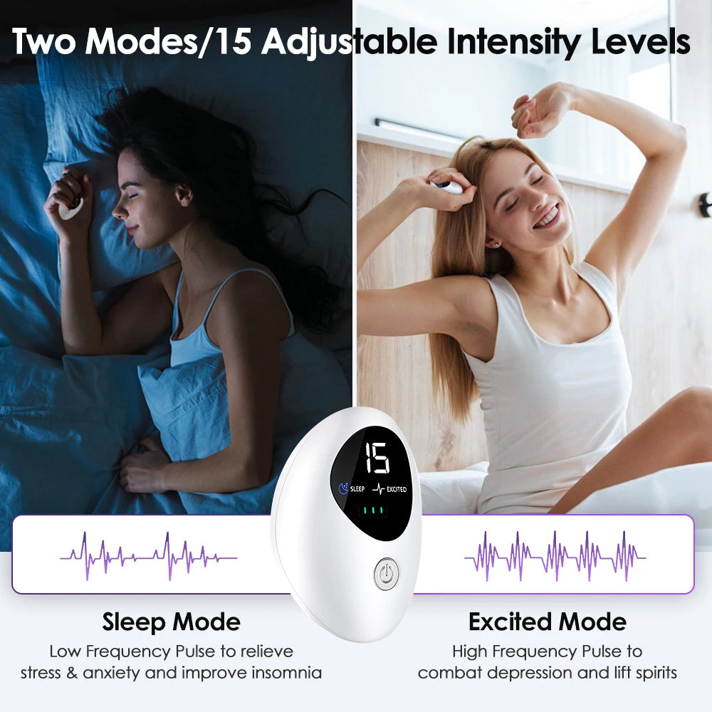 Handheld Microcurrent Sleep Aid and Stress Relief Device