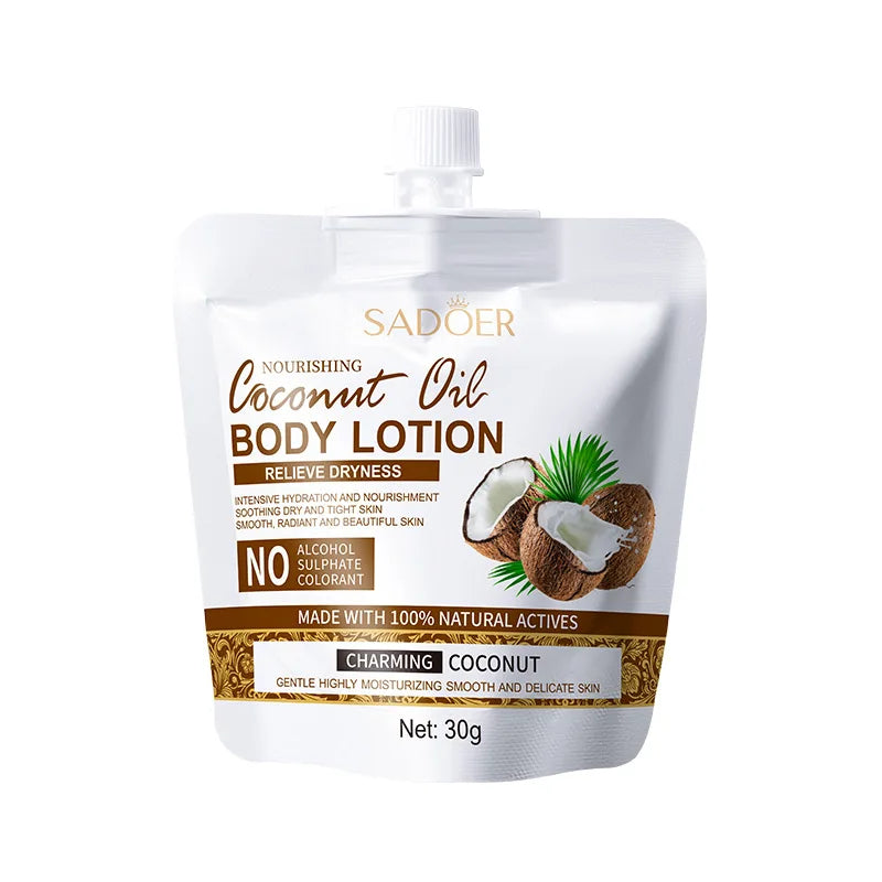 SADOER Nourishing Coconut Oil Shampoo Portable Travel Size Hair Cleanser - 17