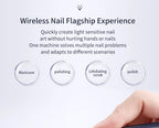 Electric Cordless Nail Drill and Manicure Pedicure Kit