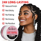 Lockmio Edge Control Wax 250g Hair Pomade Gel with Brush and Band