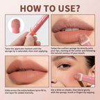 Matte Cushion Silk Lip Cream and Blush