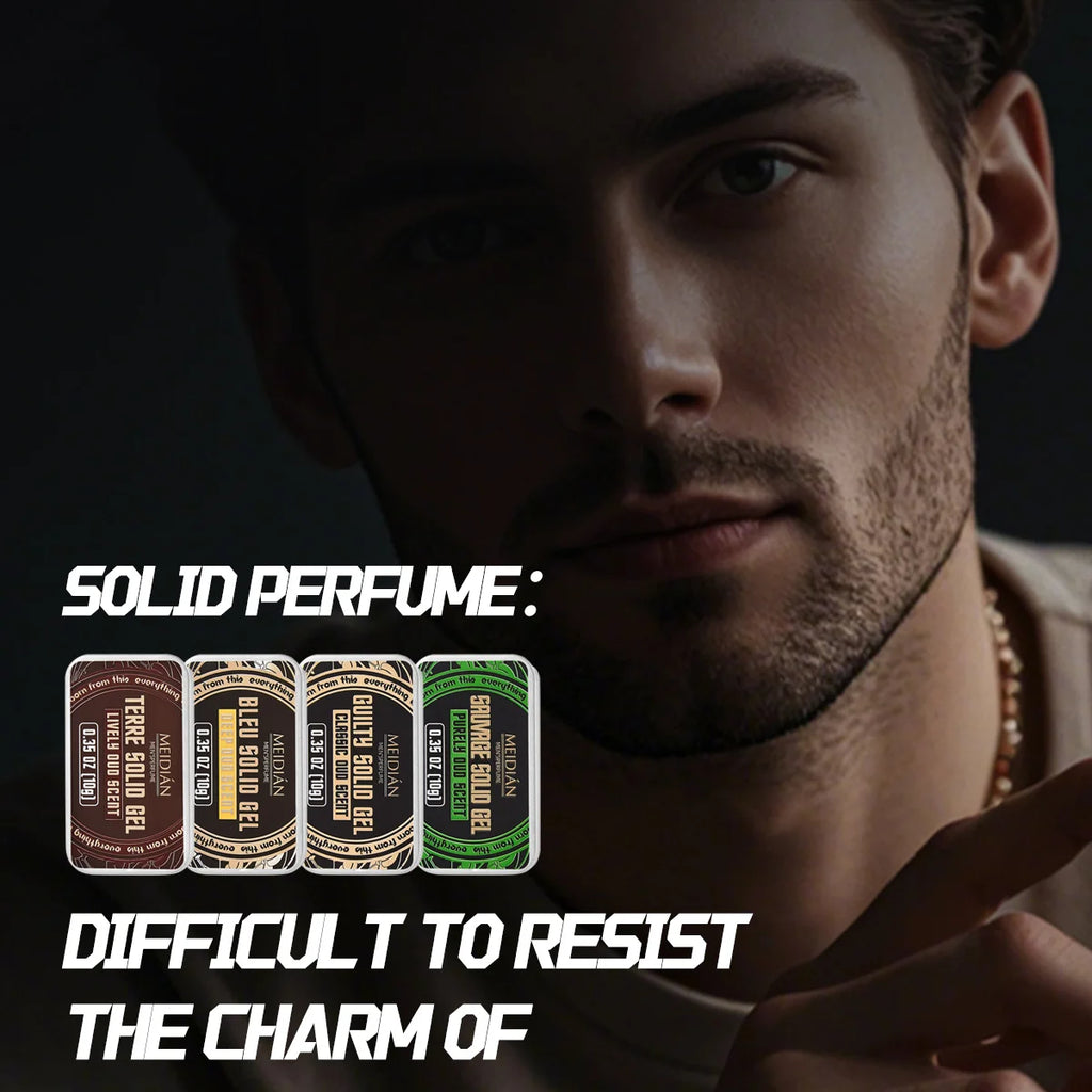 Solid Perfume Balm Portable Fragrance Tin for Men and Women