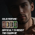 Solid Perfume Balm Portable Fragrance Tin for Men and Women