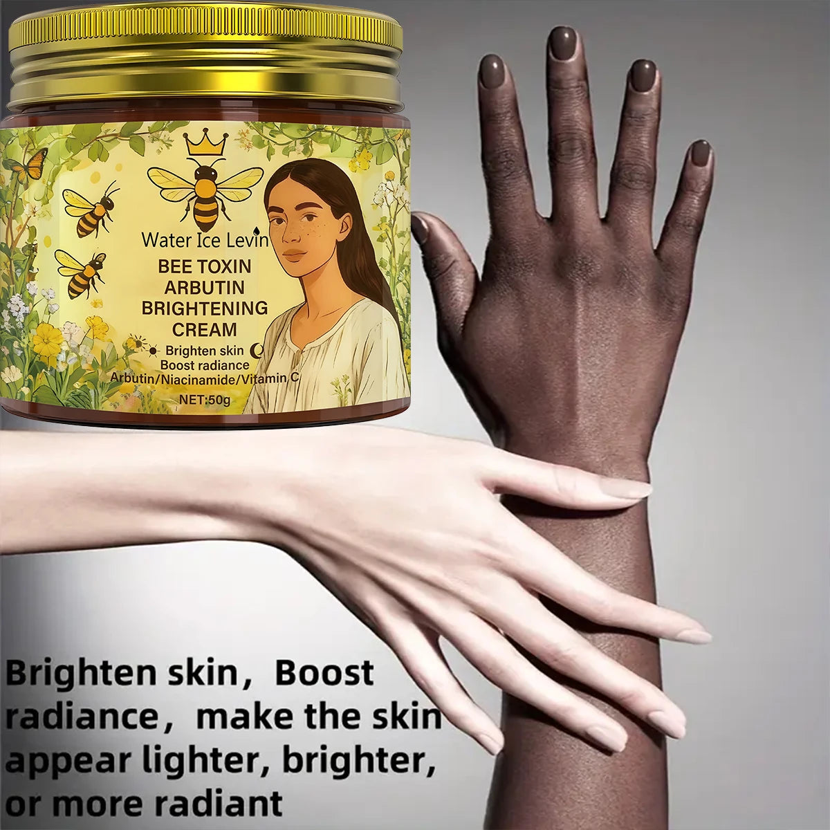 Bee Toxin Arbutin Brightening Cream Retinol Hyaluronic Acid Moisturizer