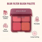 4-Shade Soft Focus Blush and Highlighter Palette
