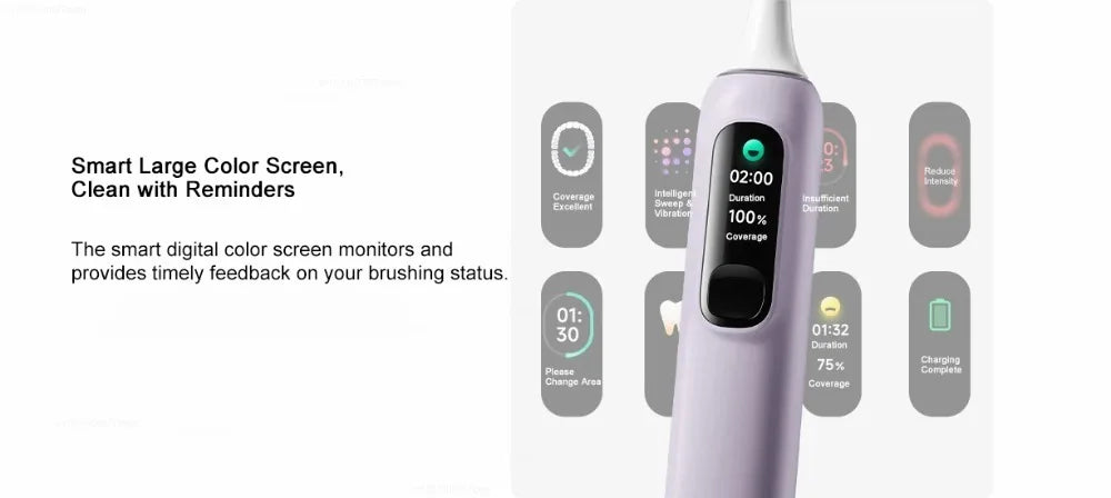 Mijia Sonic Electric Toothbrush Pro Smart Rechargeable Sonic Toothbrush - 11