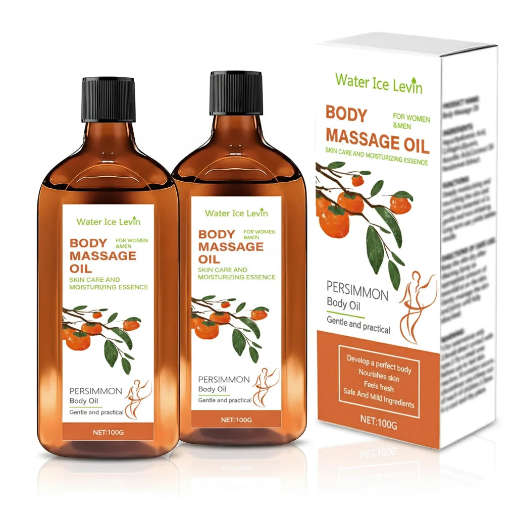 Water Ice Levin Body Massage Oil Moisturizing Skin Care Duo 200g