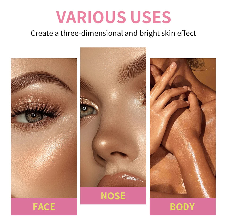 8-Color Cream Blush and Contour Palette