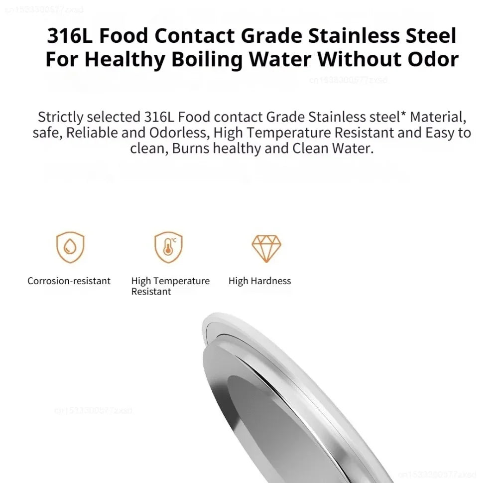 Mijia Smart Electric Kettle 3 Stainless Steel Rapid Boiling Water Heater - 14